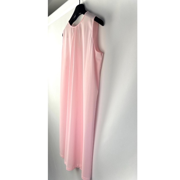 Vintage 1960’s ‘Sears’ Nylon Lingerie Sleep Dress in Pink with Flowers - S/M - Picture 8 of 10